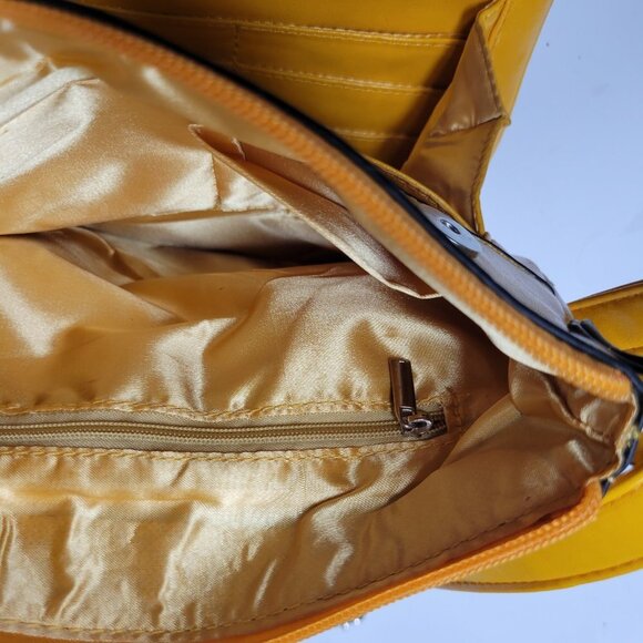Yellow Crossbody Bag Casual Everyday Travel Handbag - Picture 6 of 14